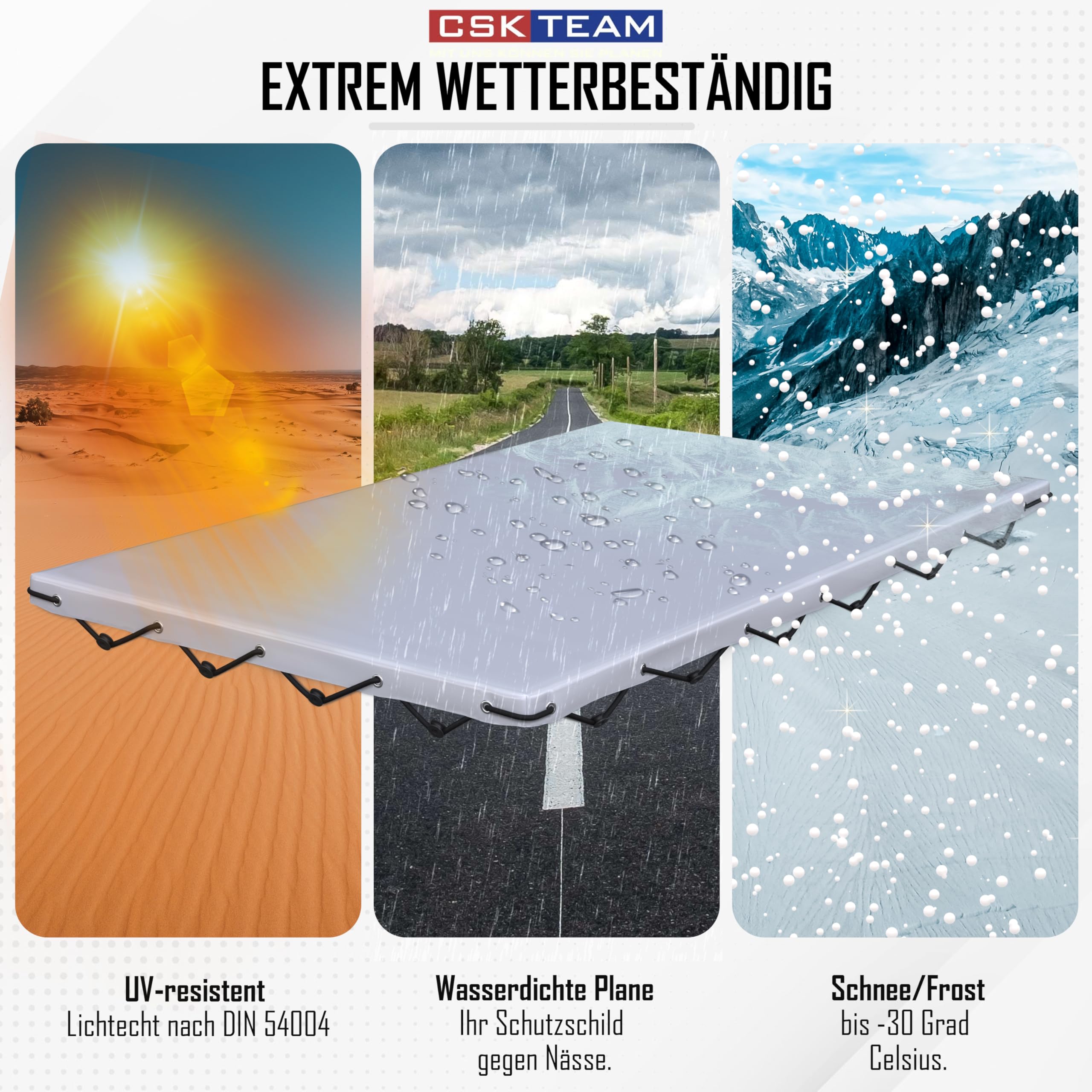 Premium Anhänger Plane nach Maß – individualisierbar in 9 Farben – Anhängerplane – Starkes Material ca. 700g/m²
