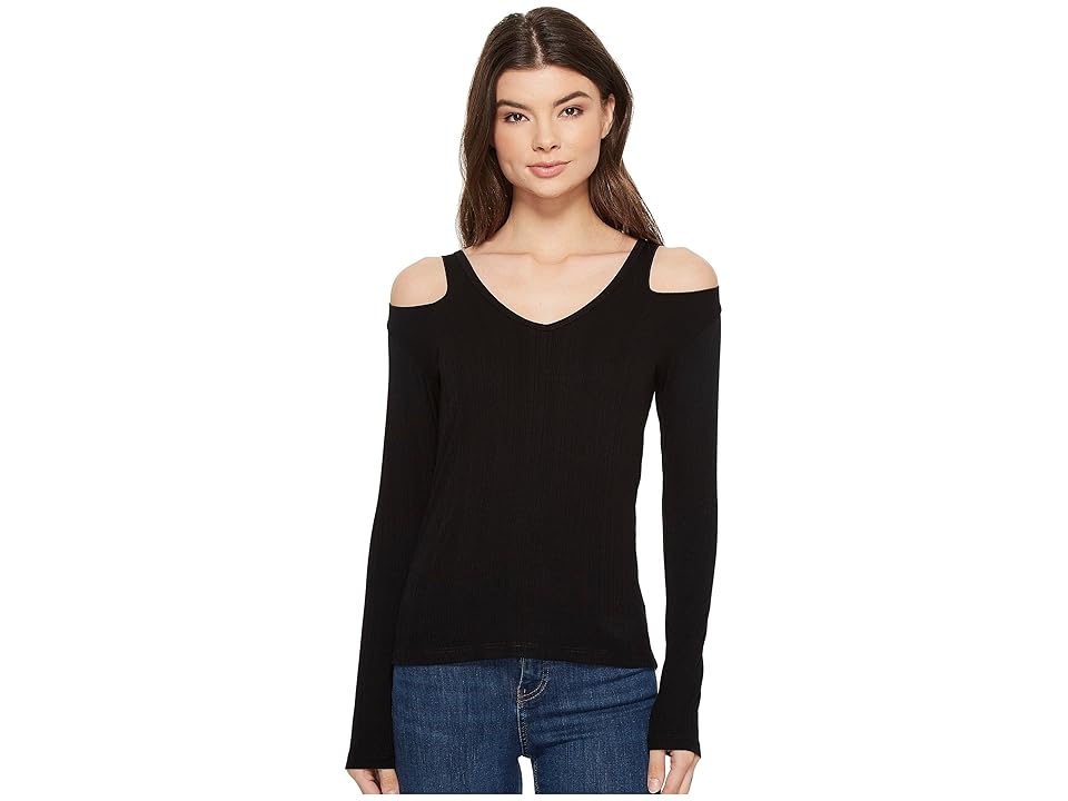 

LNA Vera Long Sleeve (Black) Women's Clothing