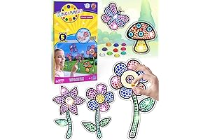 SUNGEMMERS Gem Art for Kids Crafts – Suncatcher Kit for Kids, Christmas...