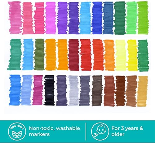 Miniatura 6 de The Pencil Grip Magic Tri Stix, marcadores no tóxicos y lavables para niños, 36 marcadores Stix surtidos, TPG-399