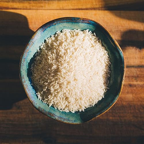 Miniatura 5 de Arroz Basmati orgánico Banyan Botanicals  Certificado USDA orgánico  Variedad de arroz aromático de grano largo  mullido y de cocción rápida