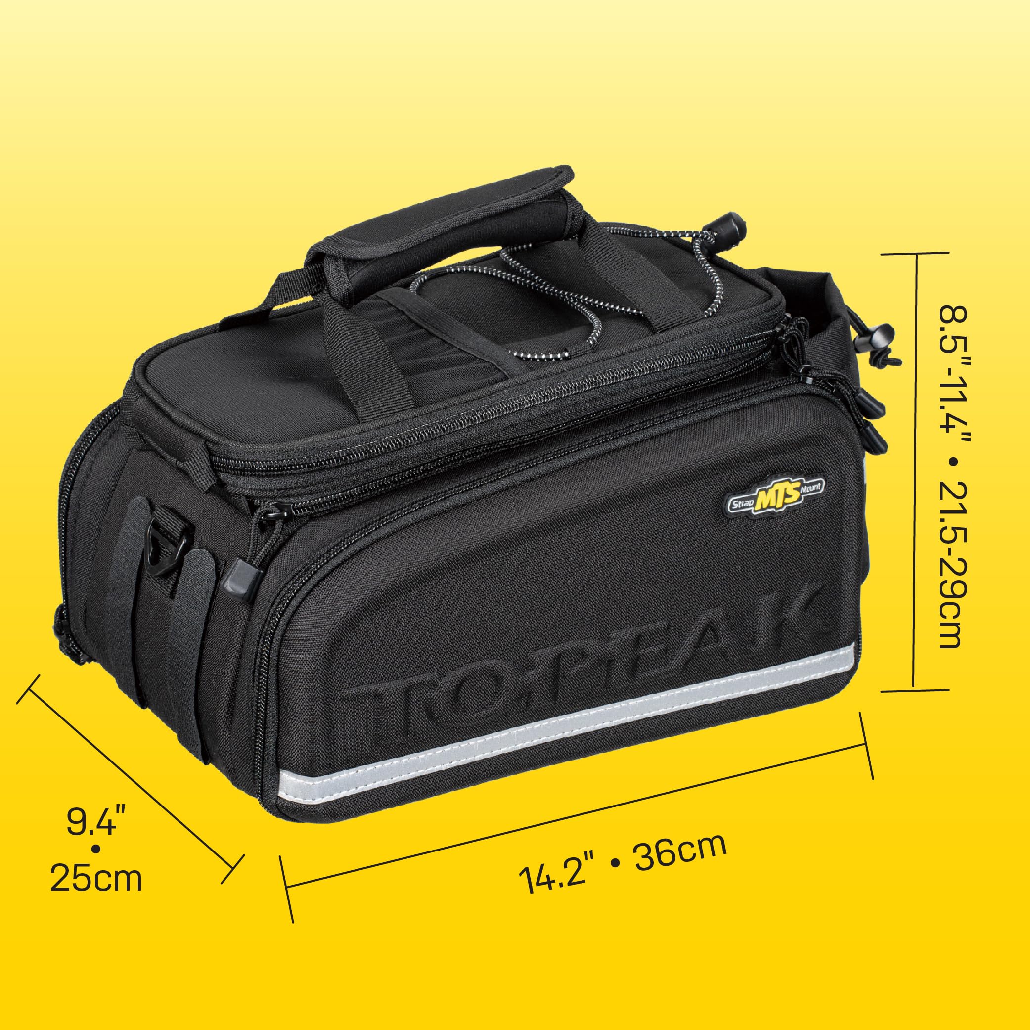 Amazon.co.jp: Topeak MTS TrunkBag DXP リア自転車バッグ 拡張パニア