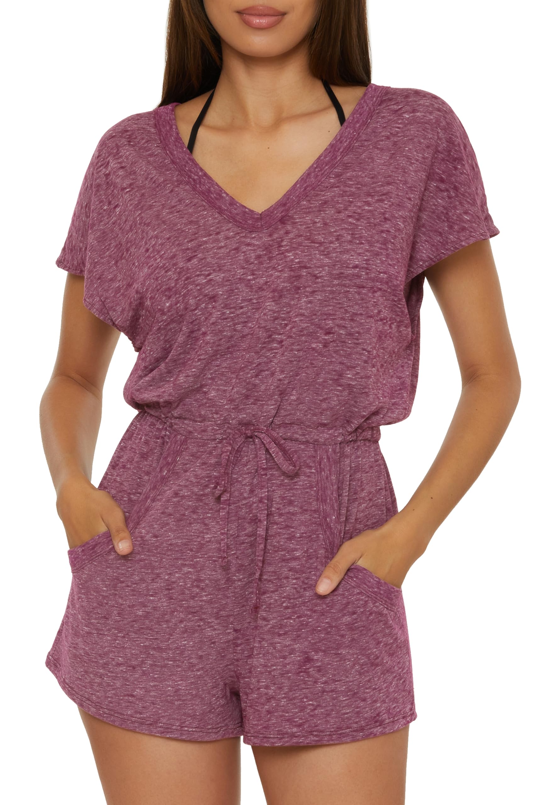 BECCA Damen Date Romper, V-Neck, Casual, Beach Cover Ups for Women Badebekleidung