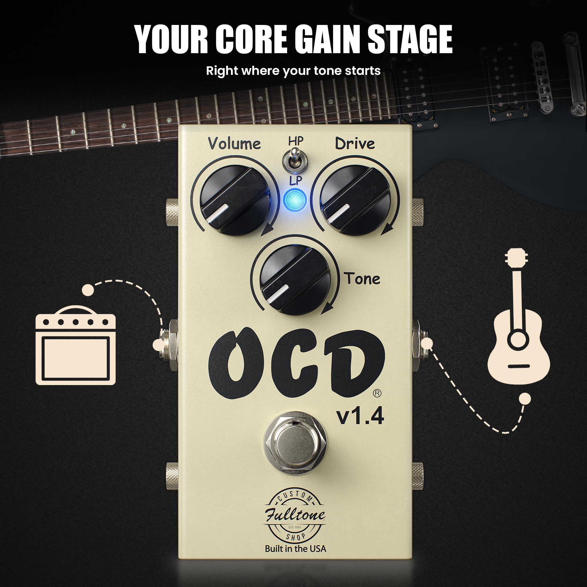 Amazon | Fulltone フルトーン Custom Shop OCD v1.4 オーバードライブ