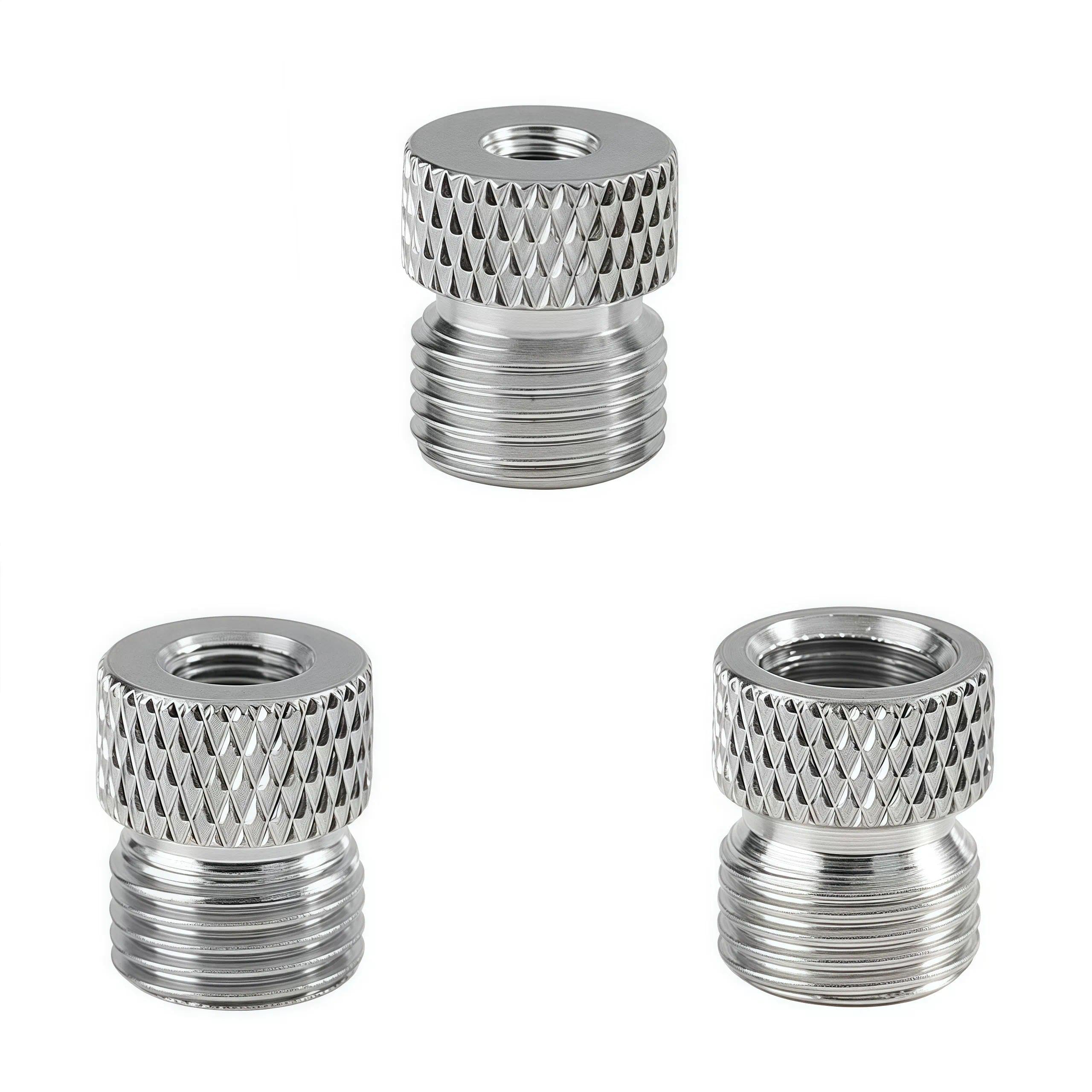 HUBEST 1/8" Male Airbrush Conversion Adaptor,Airbrush Hose Adaptor Fitting 1/8" Male to Badger Paasche Aztec Airbrush