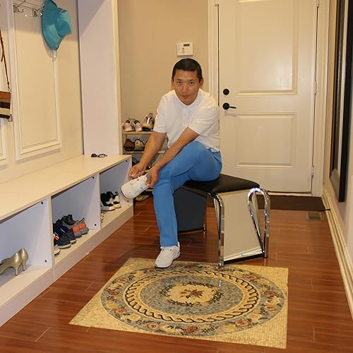 Miniatura 2 de Fixture displays acolchado zapatos banco con espejo 15589