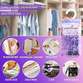 Perfume Closet／Cling Cling 24 Pcs Large Hanging Closet Deodorizer Air Freshener Scented