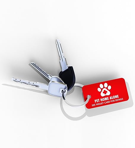 Miniatura 8 de Calcomanías de alerta para mascotas y adhesivos estáticos  Alerta de seguridad contra incendios y rescate (paquete de 10)  7 mil  Laminado UV  3