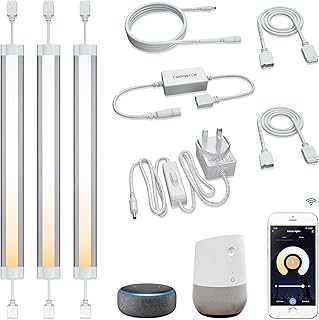 Smart LED Under Cabinet Lights Work with Alex...,