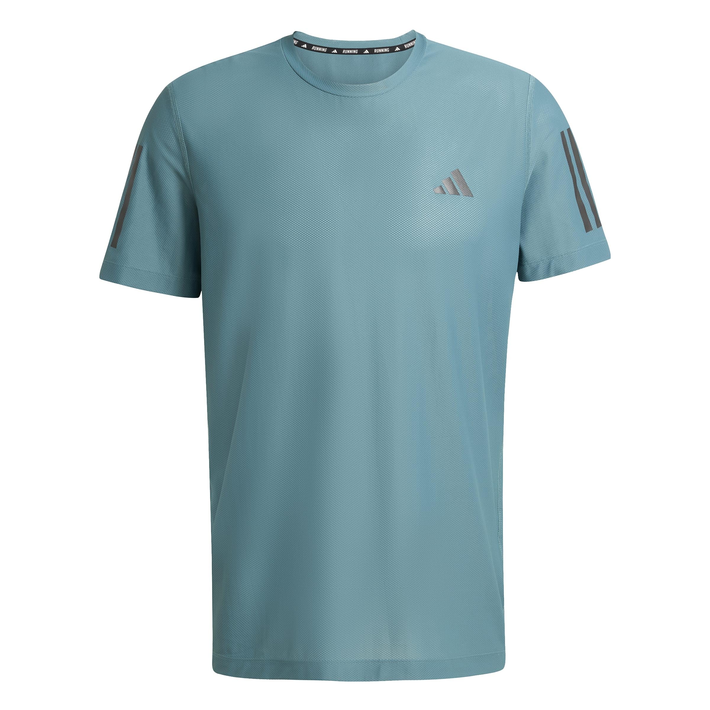 adidas Men's Own The Run Tee, Preloved Teal, S