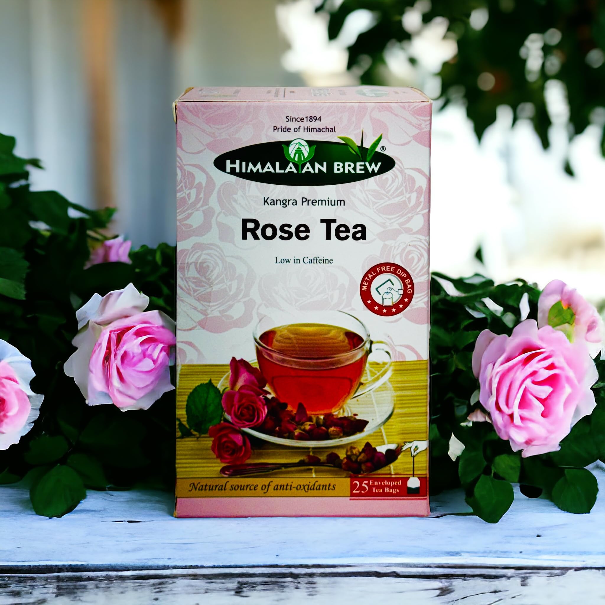 Kangra Handmade Wild Rose Tea Bags