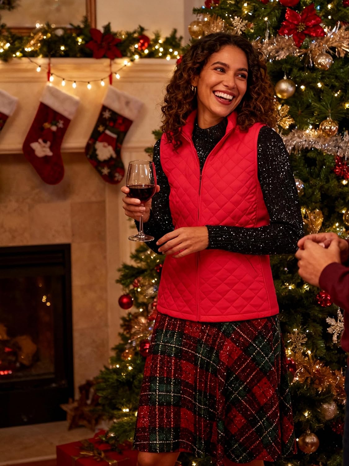 Bienzoe Women Quilted Casual Vest: Lightweight Packable Sleeveless Jacket - Image 6