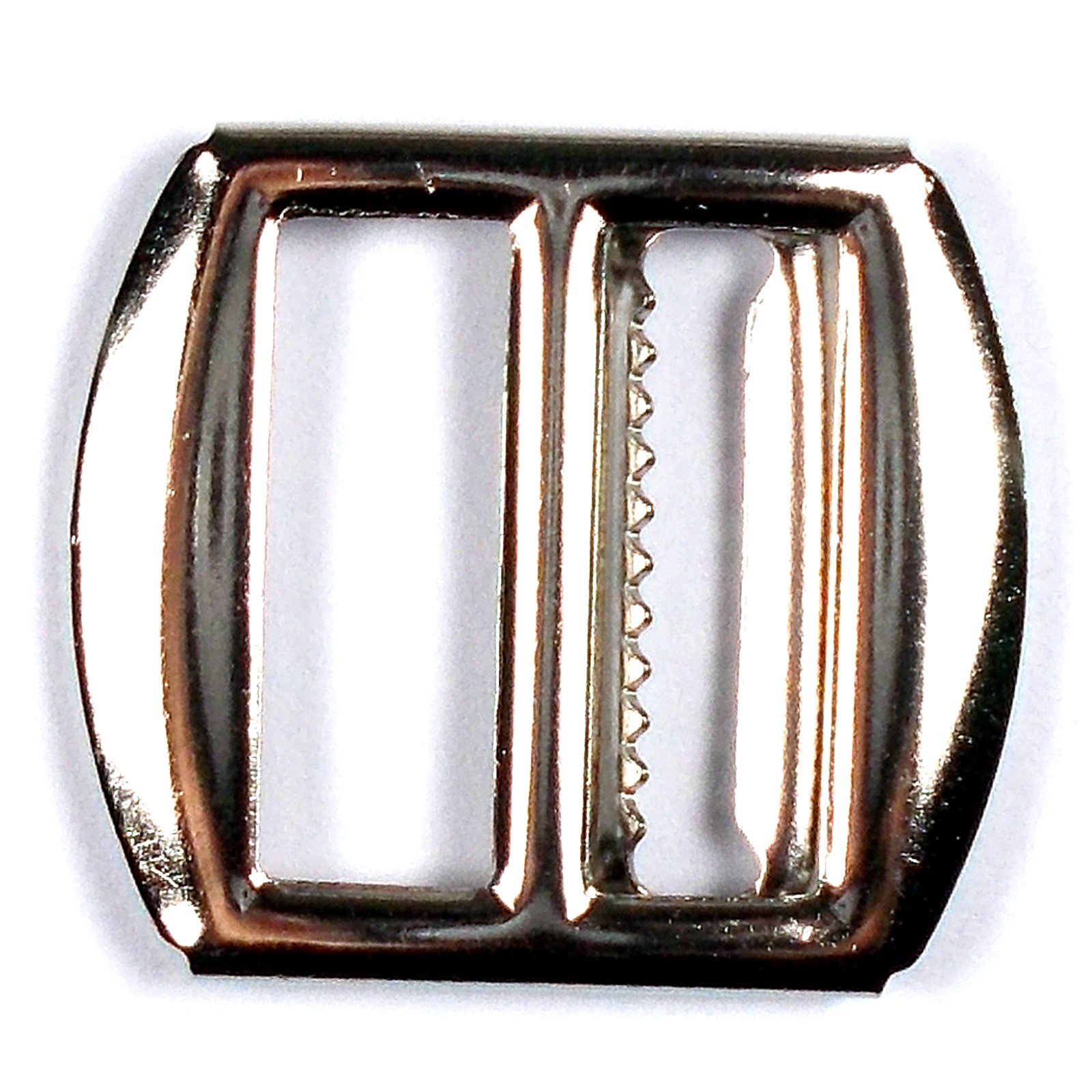 Metal Waistcoat Vest Buckle Slider Fastener Silver Colour 3cm x 2.7cm Pack of 1