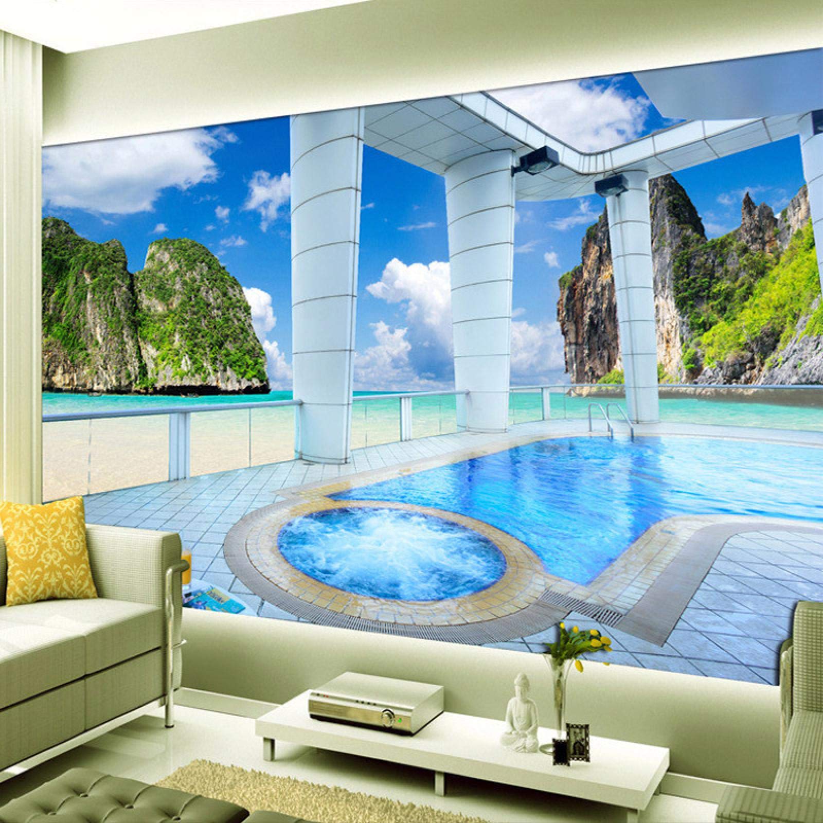 Pool Design Drawing Wall Infinity Type Swimming Pool Retaining Wall