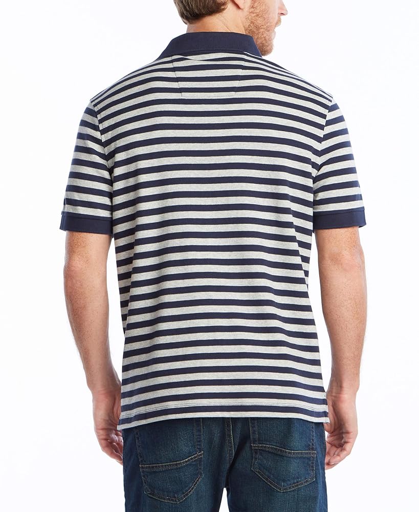 ストライプ ポロシャツ 半袖 メンズ Amazon | Nautica メンズ クラシックフィット 綿100% ソフト