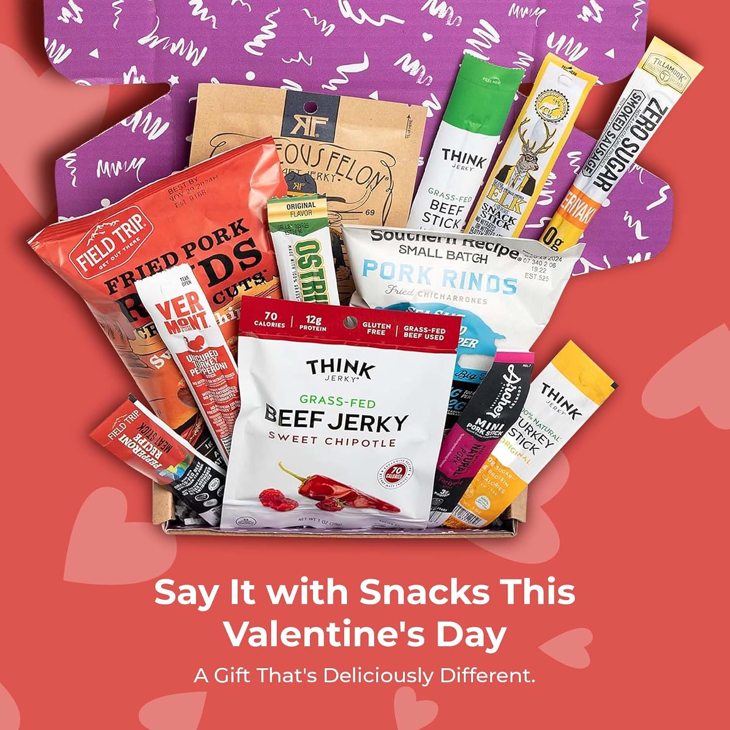 Beef Jerky Gift Basket For Men - Exotic Jerky Variety Pack, Delicious Protein-Packed Snack Box for Dad, Husband - Birthday, Holiday Food Treats for Adults - Unique Food Gifts for Men Who Want Nothing