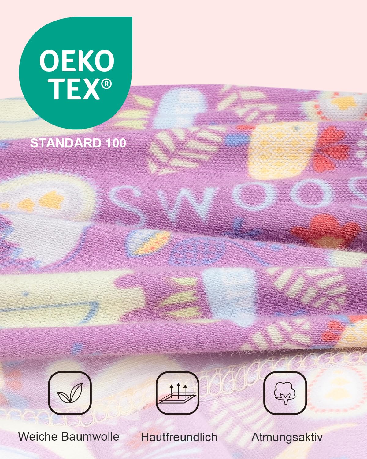 FLYISH DIRECT Töpfchen Trainingshose, 6er Kinder Töpfchentraining Unterwäsche für Jungen und Mädchen, Kinder Töpfchen-Trainingshosen - 3