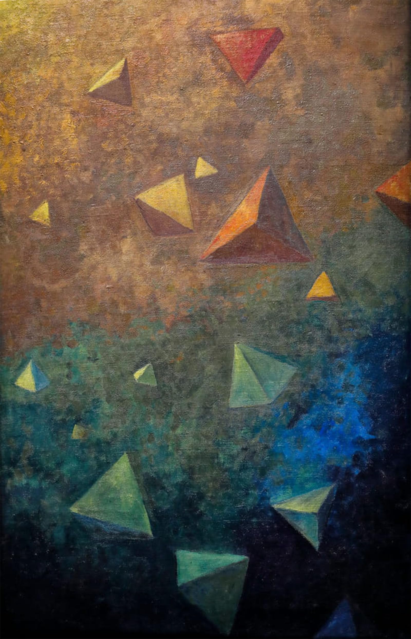 POSTERIIk Vintage Art Print Images Pictures Print Tetrahedra by Paul Sérusier Modern Colour Posters for Office Home Decor 60x90cm
