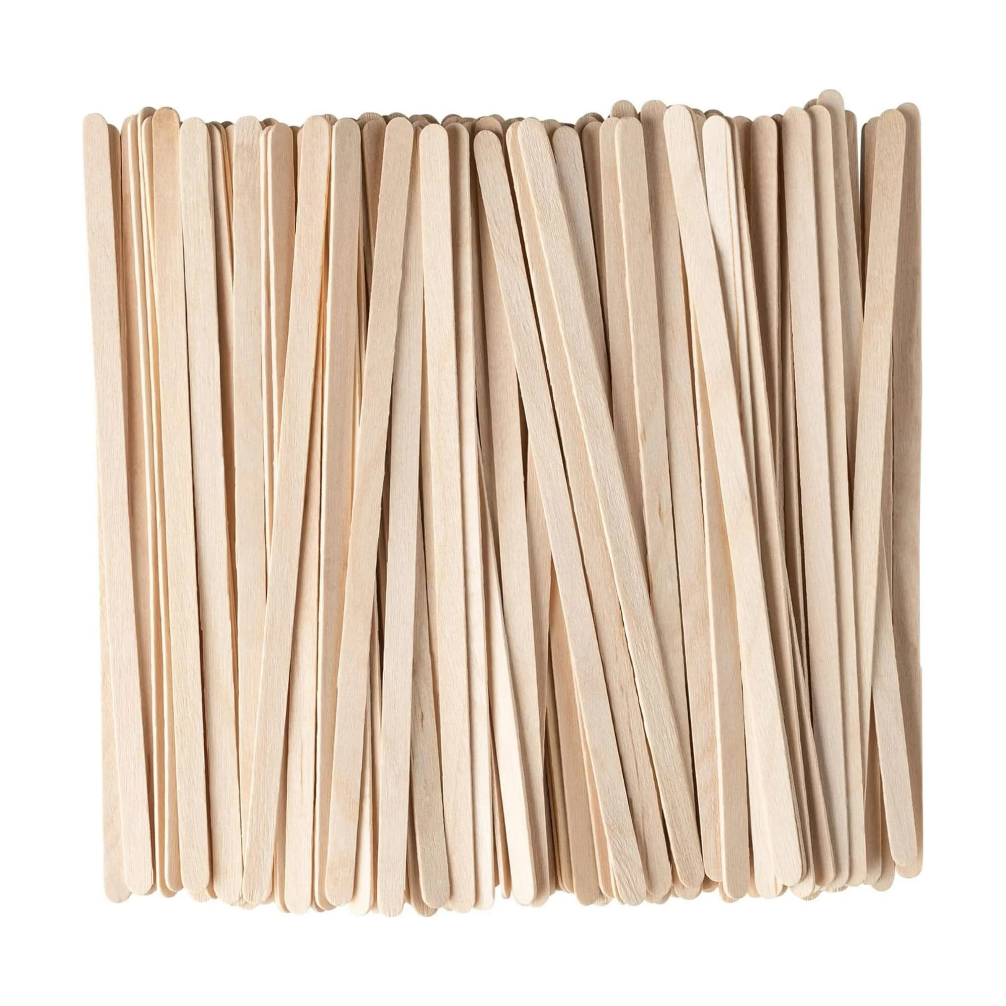CaterCo Wooden Stirrers 5.5" / 14cm (1000 Pack) - Eco-Friendly Wooden Sticks for Coffee, Tea, and Hot Drinks - Durable, Biodegradable, Disposable Drink Stirrers for Home, Cafes (5.5 inch - 1000 Pack)