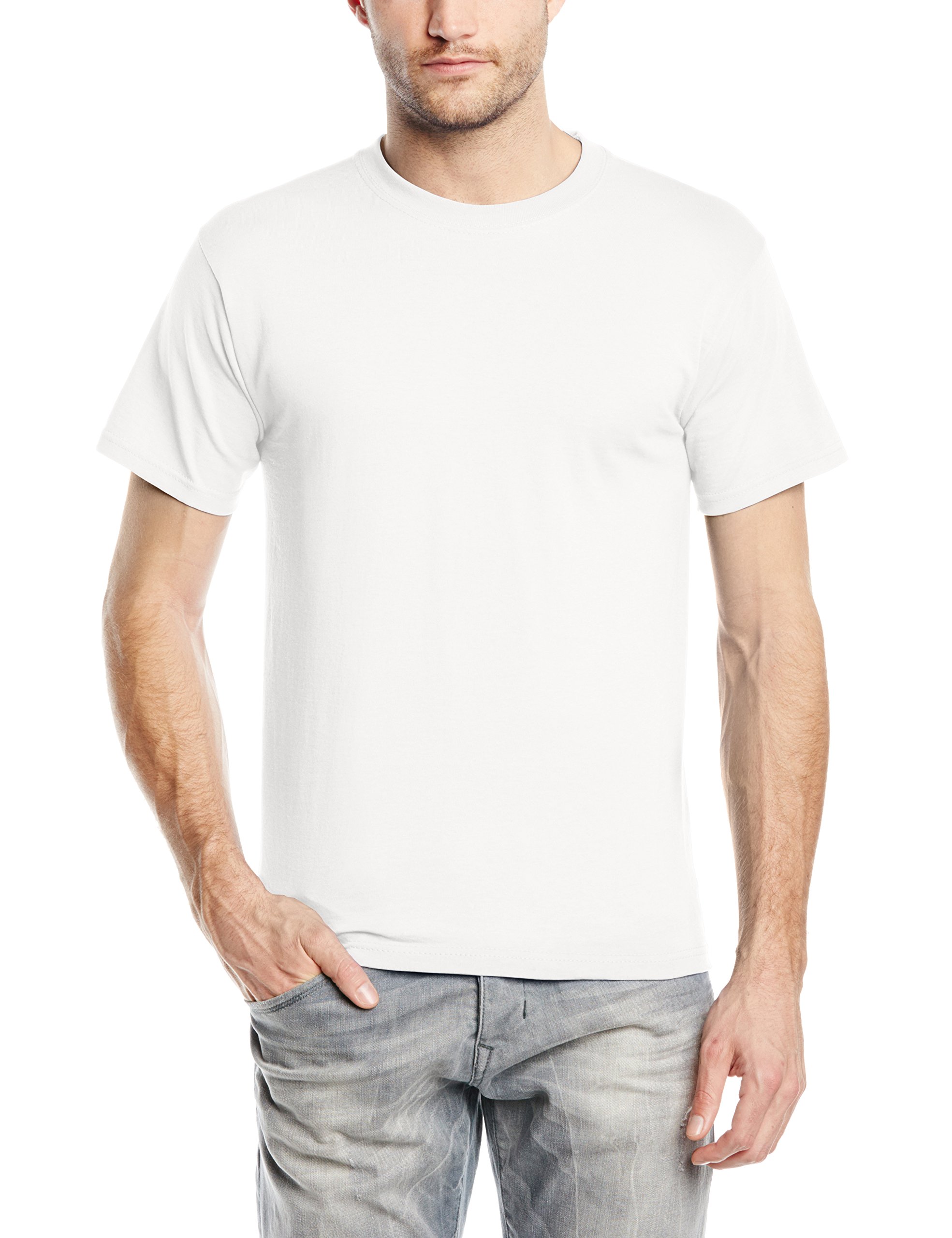 Fruit Of The Loom Men's White Heavy T-Shirt, Small