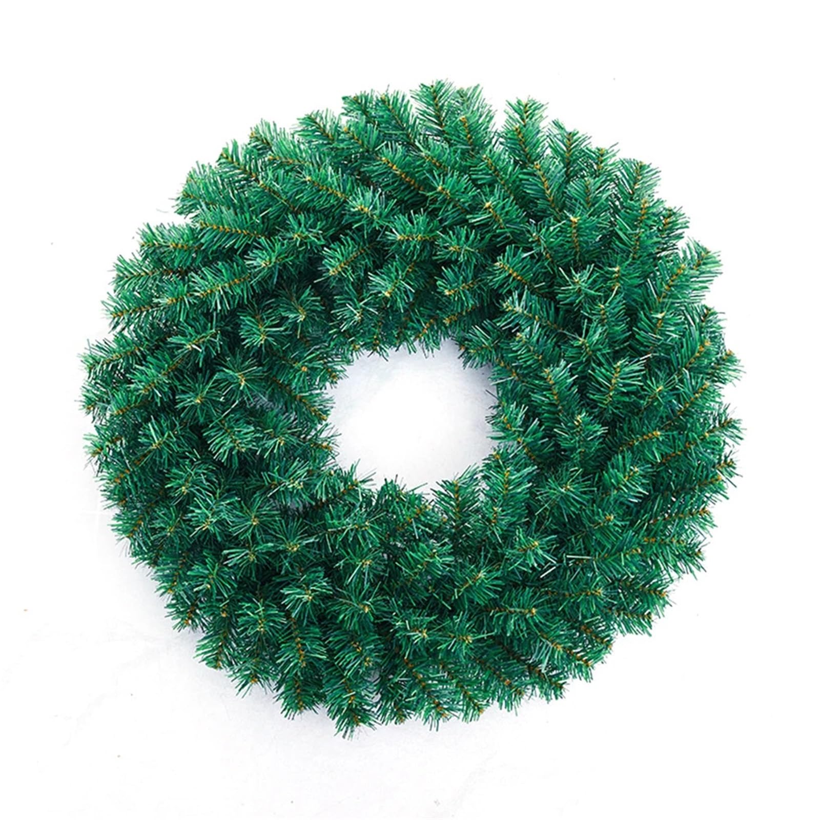 Luysgbxr Light Green Wreaths Wreath 60.0Cm Rattan Garland Rustic Tree Pendant For Home Party Artificial Pine Hanging Ornament