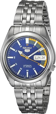 Seiko SNK371K1 Mens Wristwatch Automatic Overseas Model Blue