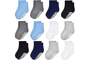 GRPSKCOS Calcetines Infantiles Antideslizantes para Bebés Niñas