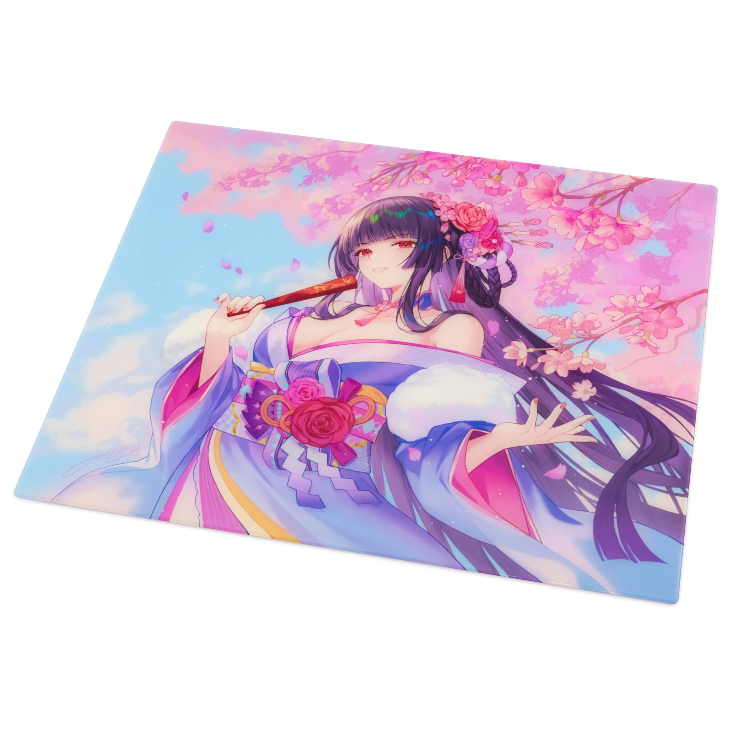 Amazon.co.jp: KIBU GAER 桜華 ゲーミングガラスマウスパッド プロ向け