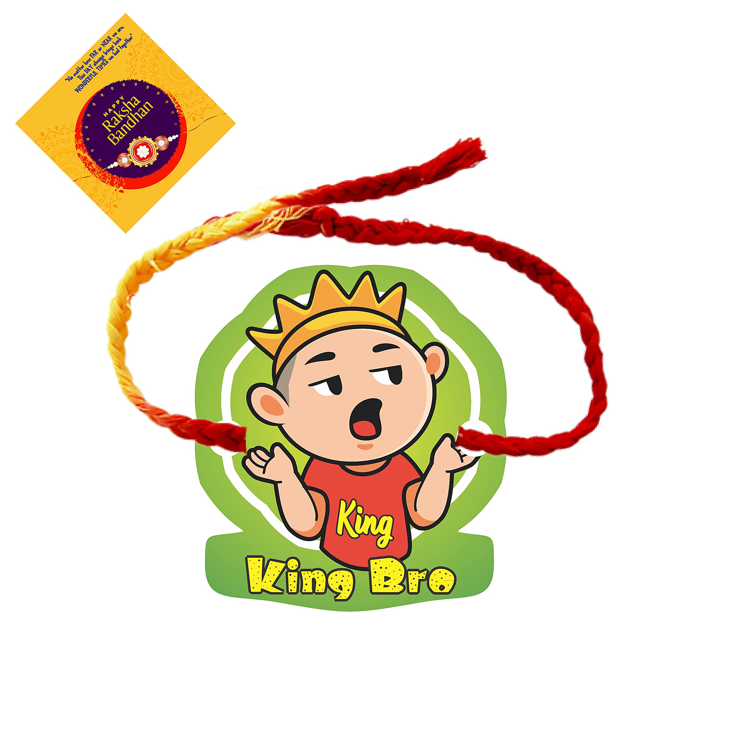 Beingelegant - Acrylic Cum Magnetic Rakhi - Acrylic Rakhi for King BRO/Brother Cum Fridge Magnet with Greeting Card, Roli & Chawal BEMEAcry008 (B0993ZCG6F) Amazon Price History, Amazon Price Tracker