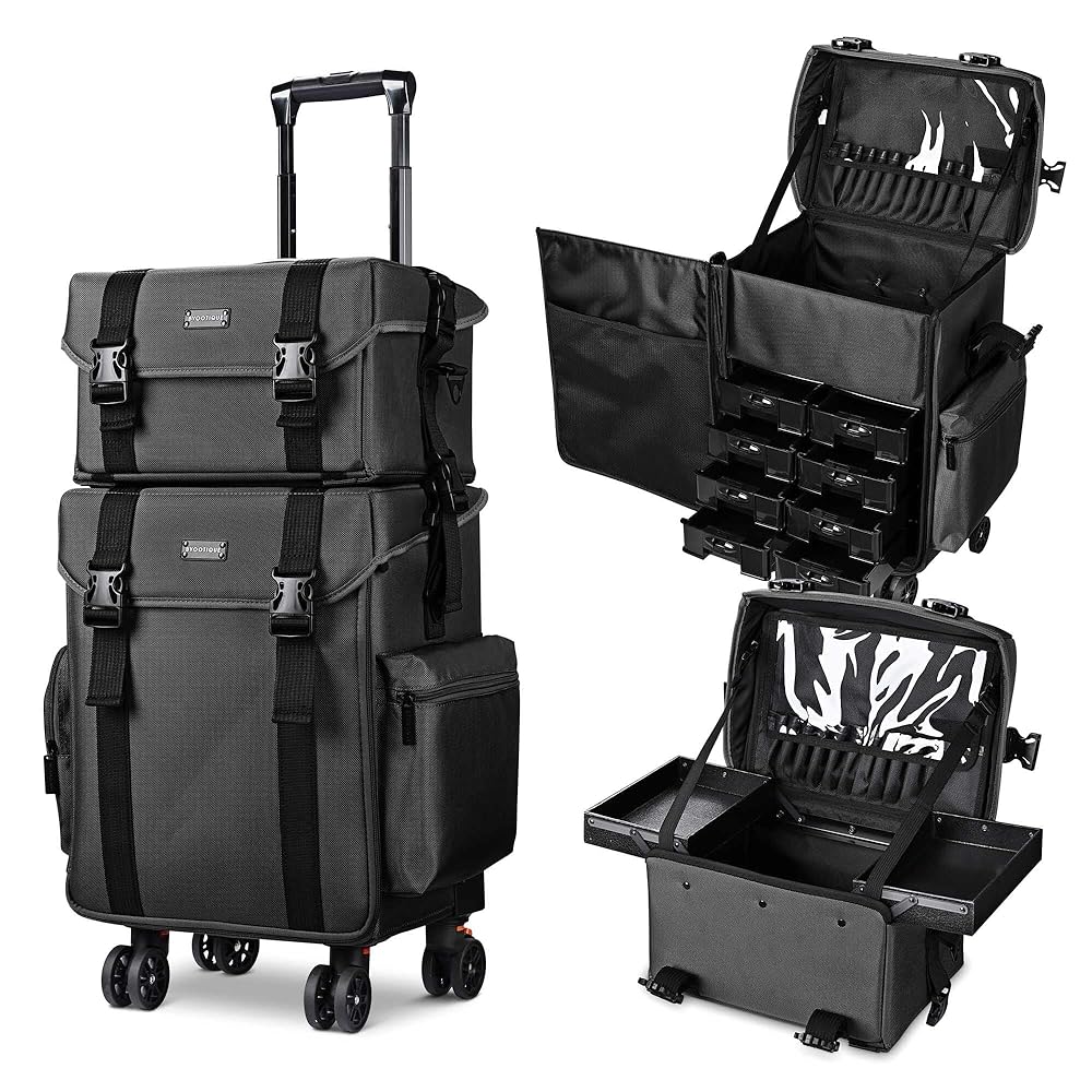 AULANI 新品・未使用　スーツケース　バッグ　コスメボックス Amazon | BYOOTIQUE 2IN1 メイクボックス メイクキャリーケース