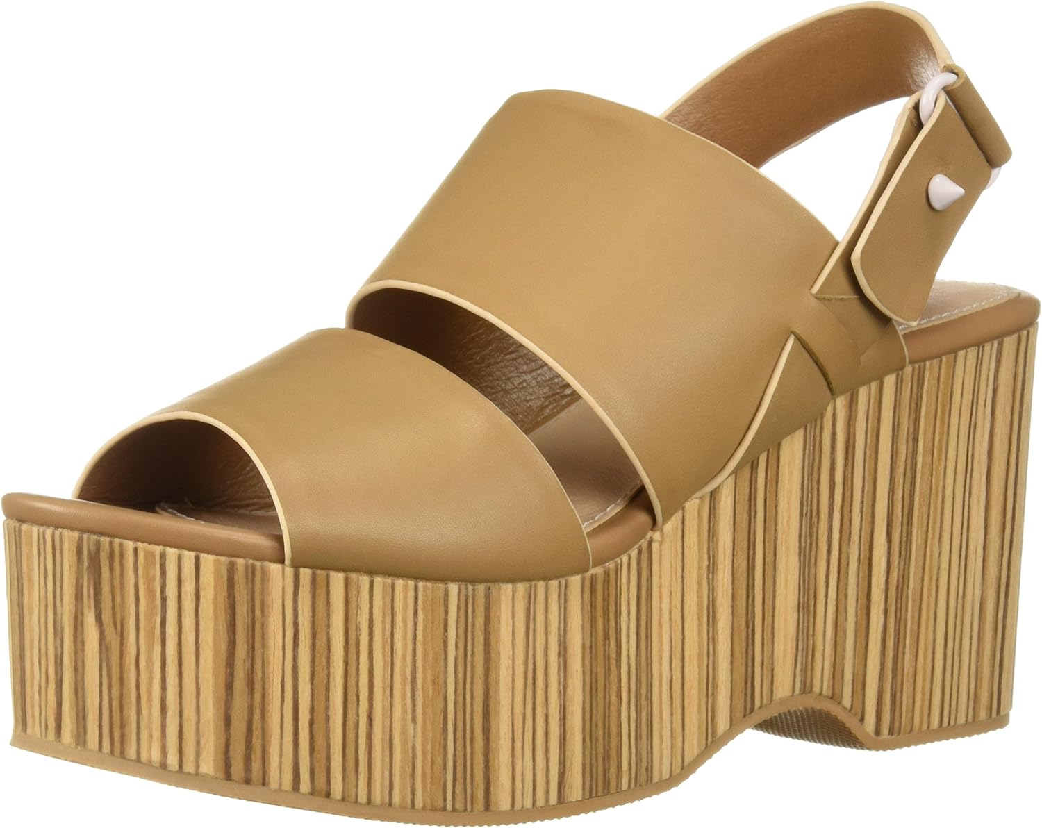 KELSI DAGGER BROOKLYN Women's Nash Sandal, tan, 7.5 M US