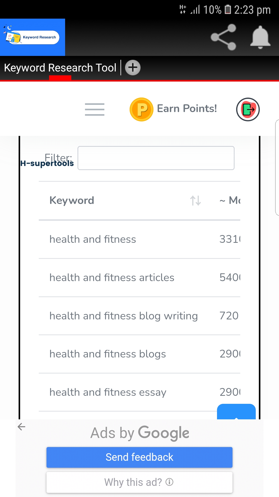 Free Keyword Research Tool
