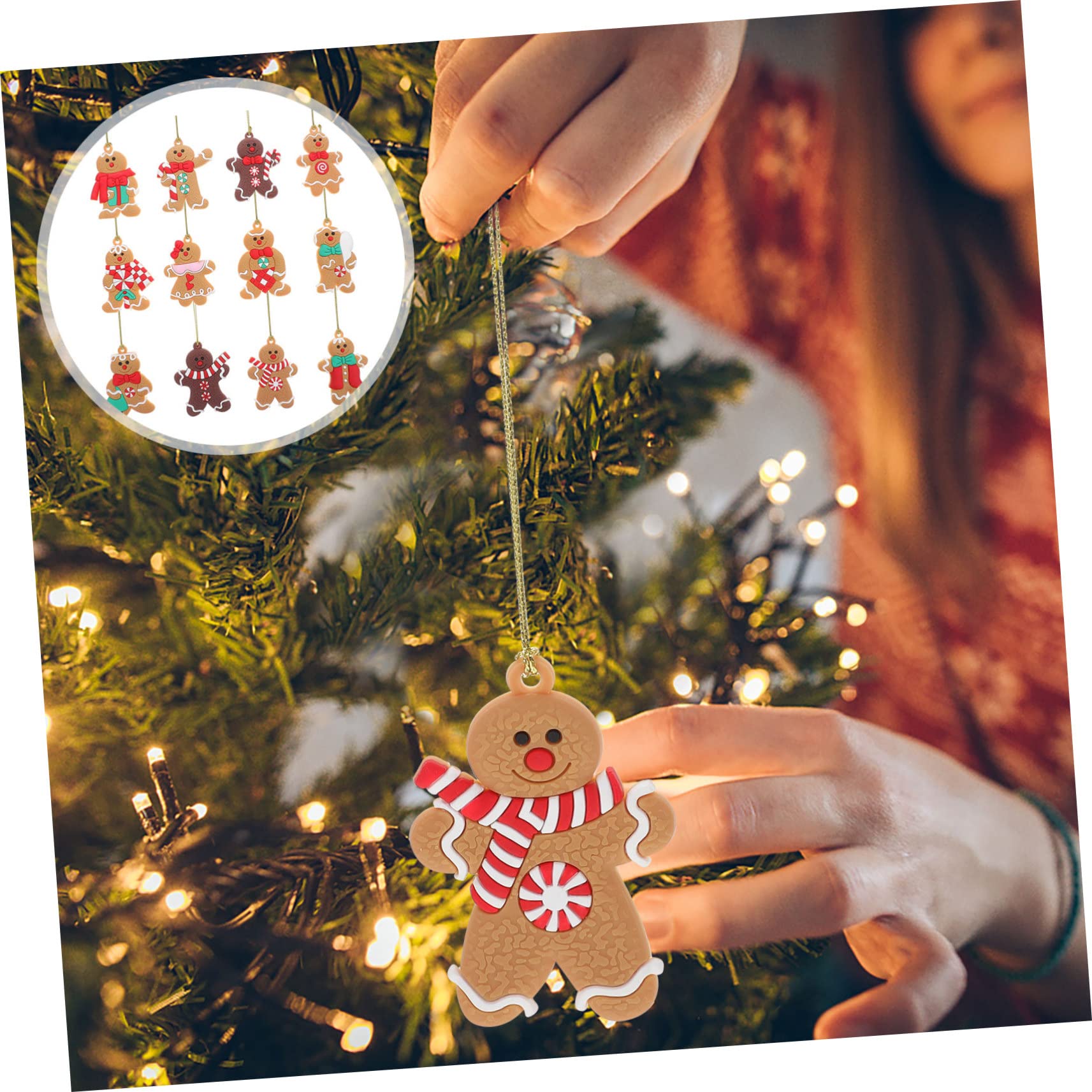 Amazon.co.jp: 12個 ジンジャーブレッドマンの飾り ジンジャーブレッド