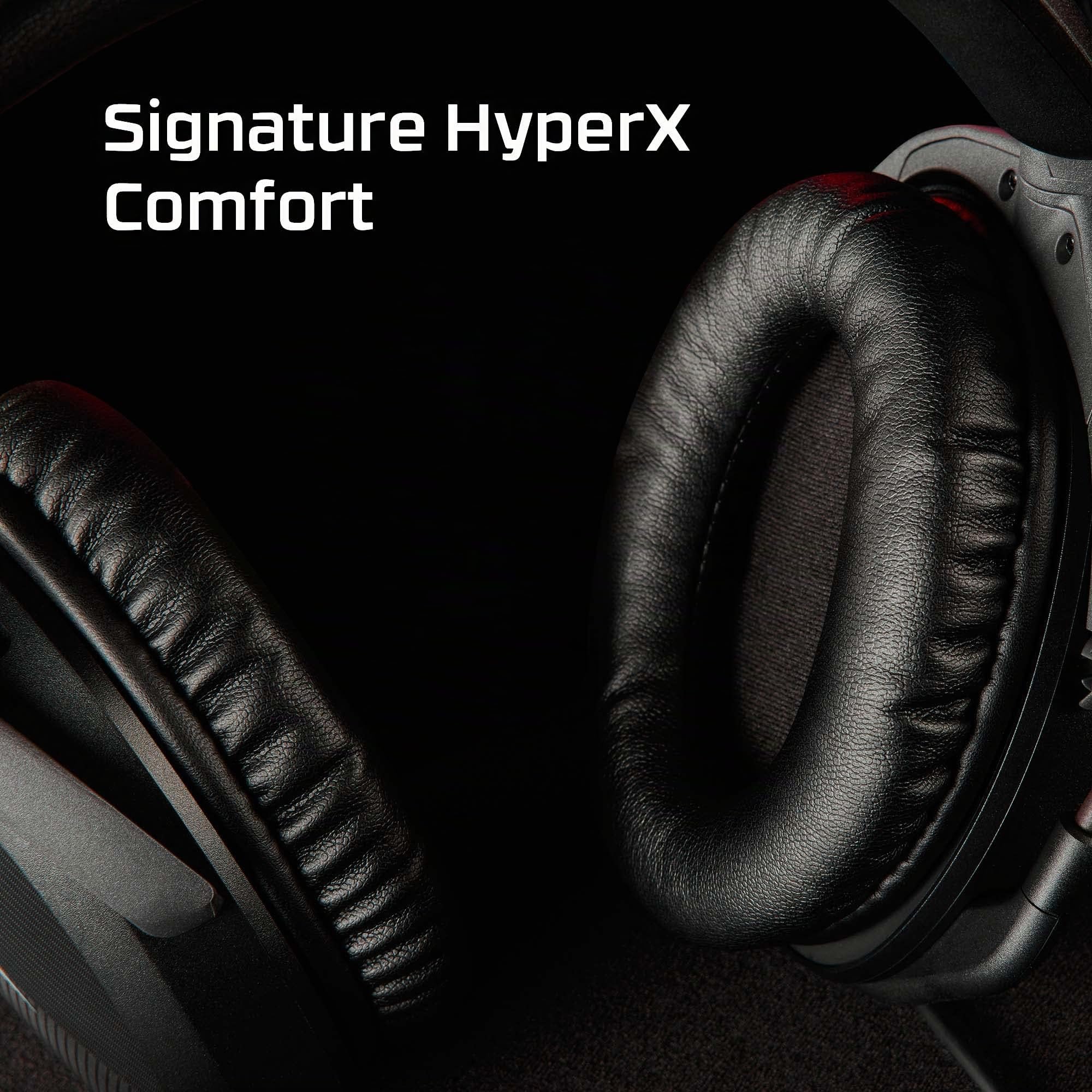 HyperX Cloud Stinger II, Cuffie da Gaming, Connessione Cablata a 3,5 mm, Audio Immersivo, Telaio in Plastica, Cuscinetti in Memory Foam Rivestiti in Similpelle, Adatto per PS4 e PS5, Nero