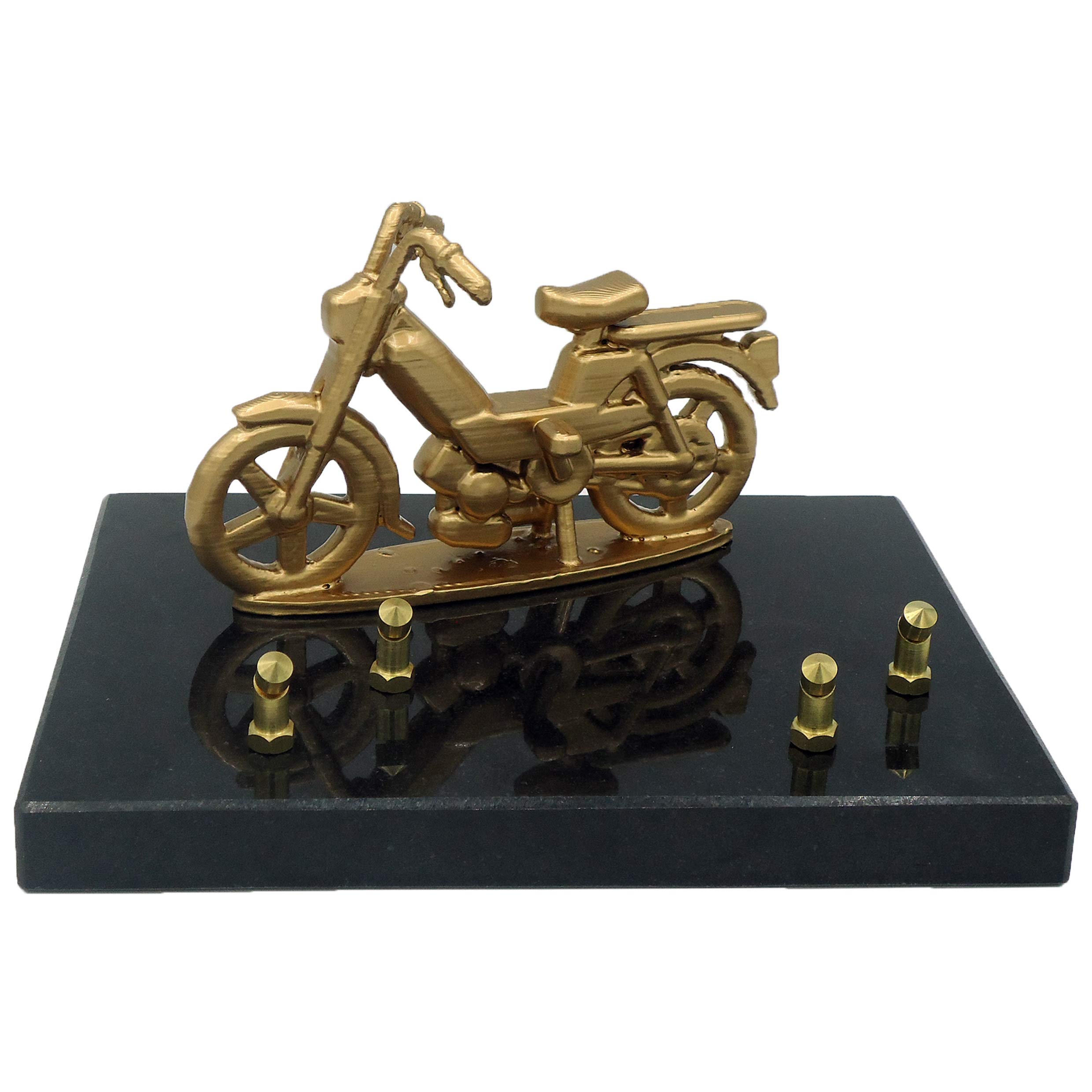 FGS Plaque funéraire Mobylette Personnalisable