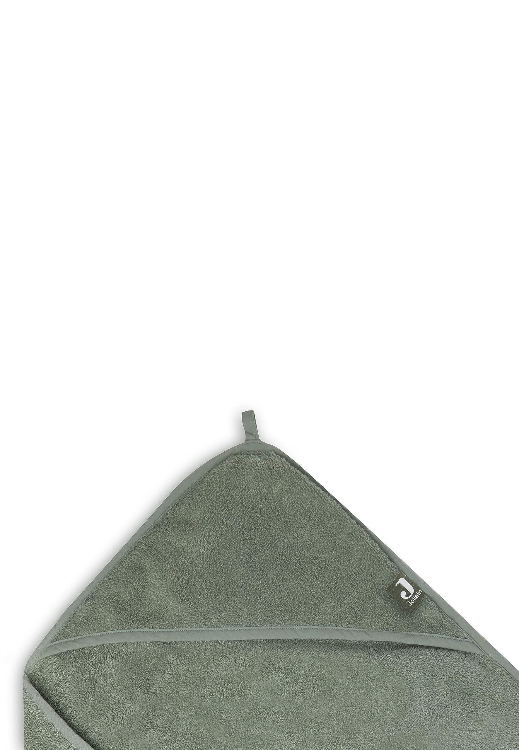 Jollein Cape de Bain Terry, 75 cm Longueur x 75 cm Largeur, Vert Cendré