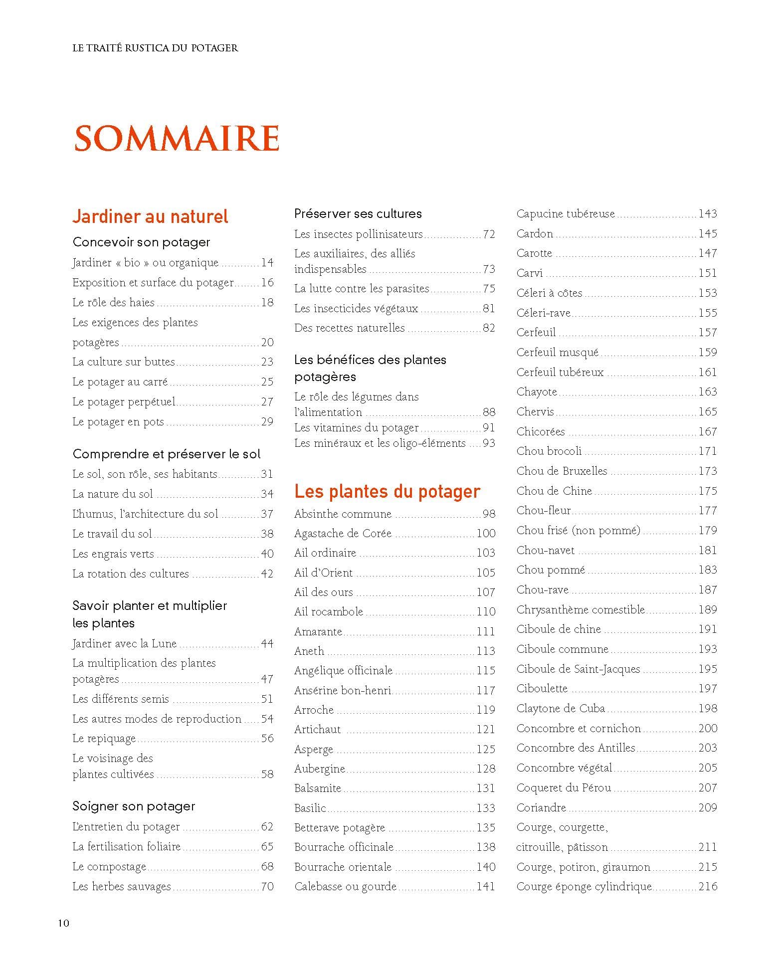 Le traité Rustica du potager bio