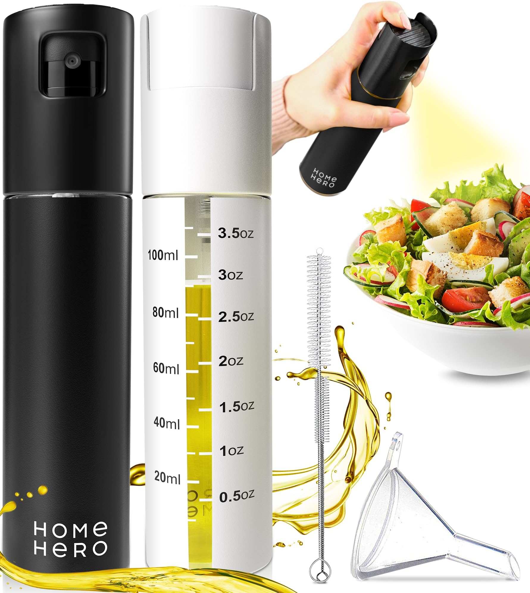 MAAVOO Glass Oil Sprayer for Cooking 200ml Premium