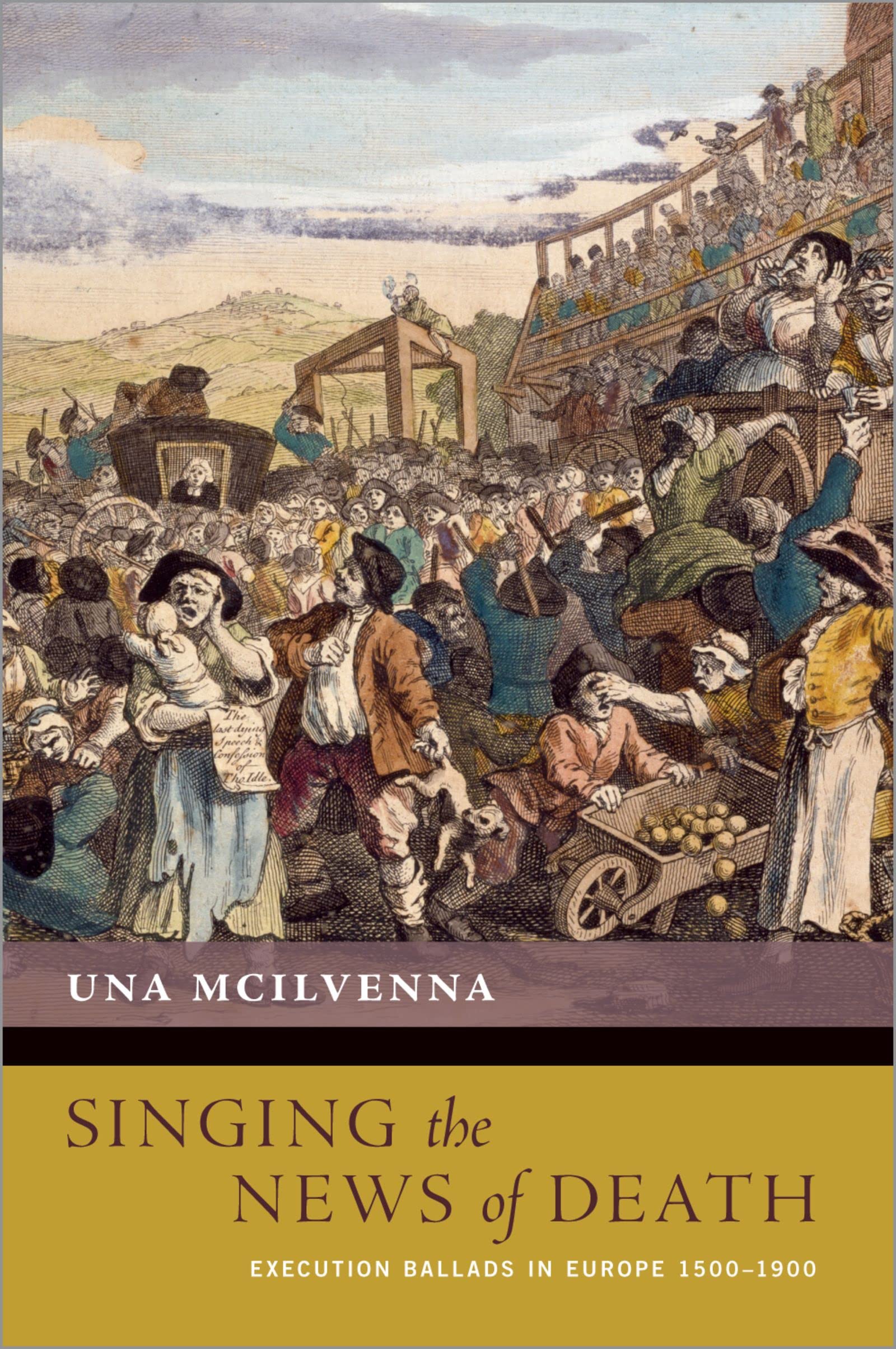 Execution Ballads in Europe 1500-1900 livre d'histoire musicale