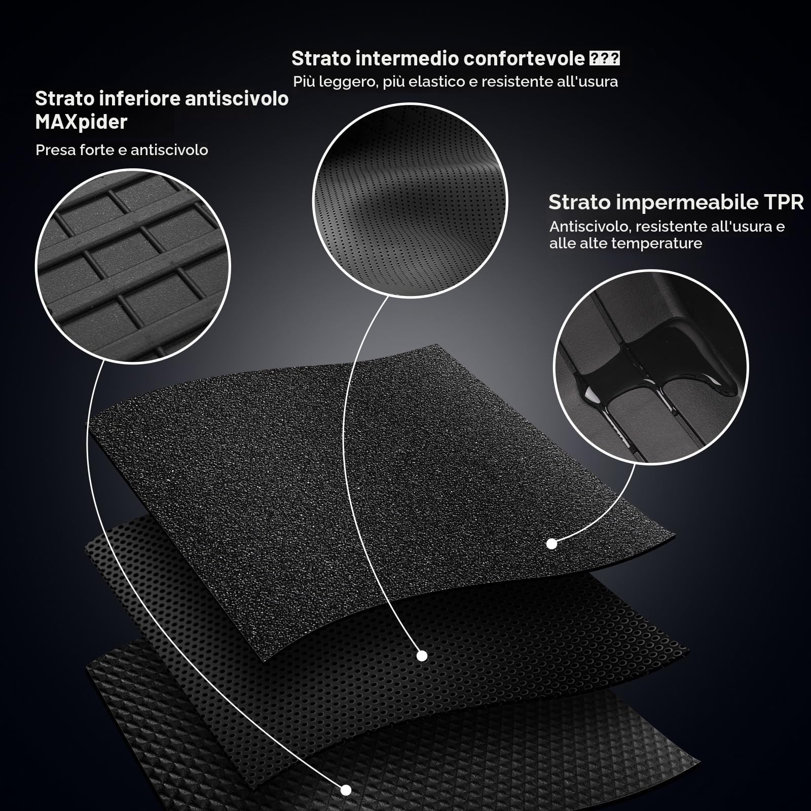 ECOZEN Vasca Baule per BMW x1/ix1 U11 2022-2026 3D Specifica In TPE Proteggi Bagagliaio auto, BMW x1 ix1 U11 Tappetino del bagagliaio con bordino rialzato resistente impermeabile tutte le stagioni