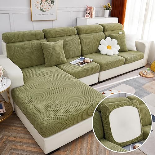 OKYUK Fundas universales para sofá mágicas 2024, resistentes al desgaste, fundas de sofá en forma de L, funda interior para sofá diván, protector