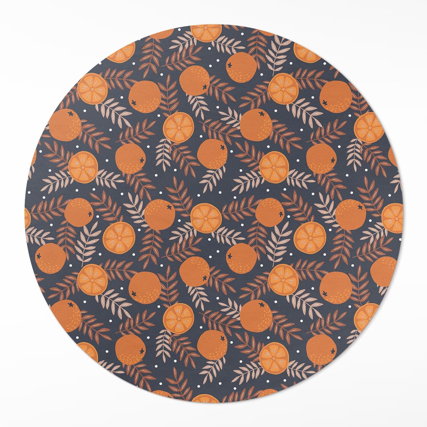 Tapis vinyle de sol cuisine rond anti-tache entretien facile pour protéger le sol