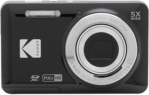 Miniatura 9 de Cámara Kodak PIXPRO FZ55 negra de 16 MP, cámara digital con zoom óptico 5X, gran angular de 28 mm, video Full HD 1080P, pantalla LCD de 2,7", +