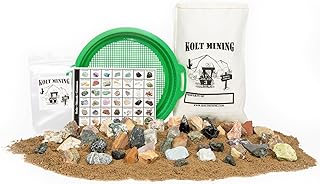 Activity Dig Kit – Emeralds and Gemstone Mix for Kids – Excavate Real Crystals, Rocks, and Minerals – Great STEM/STEAM Teaching Tool – Rock Collection for Geology Enthusiasts