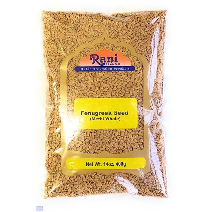 Buy Rani Fenugreek (Methi) Seeds Whole 14oz (400g) Trigonella foenum