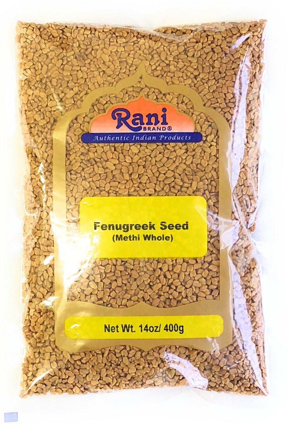 Buy Rani Fenugreek (Methi) Seeds Whole 14oz (400g) Trigonella foenum