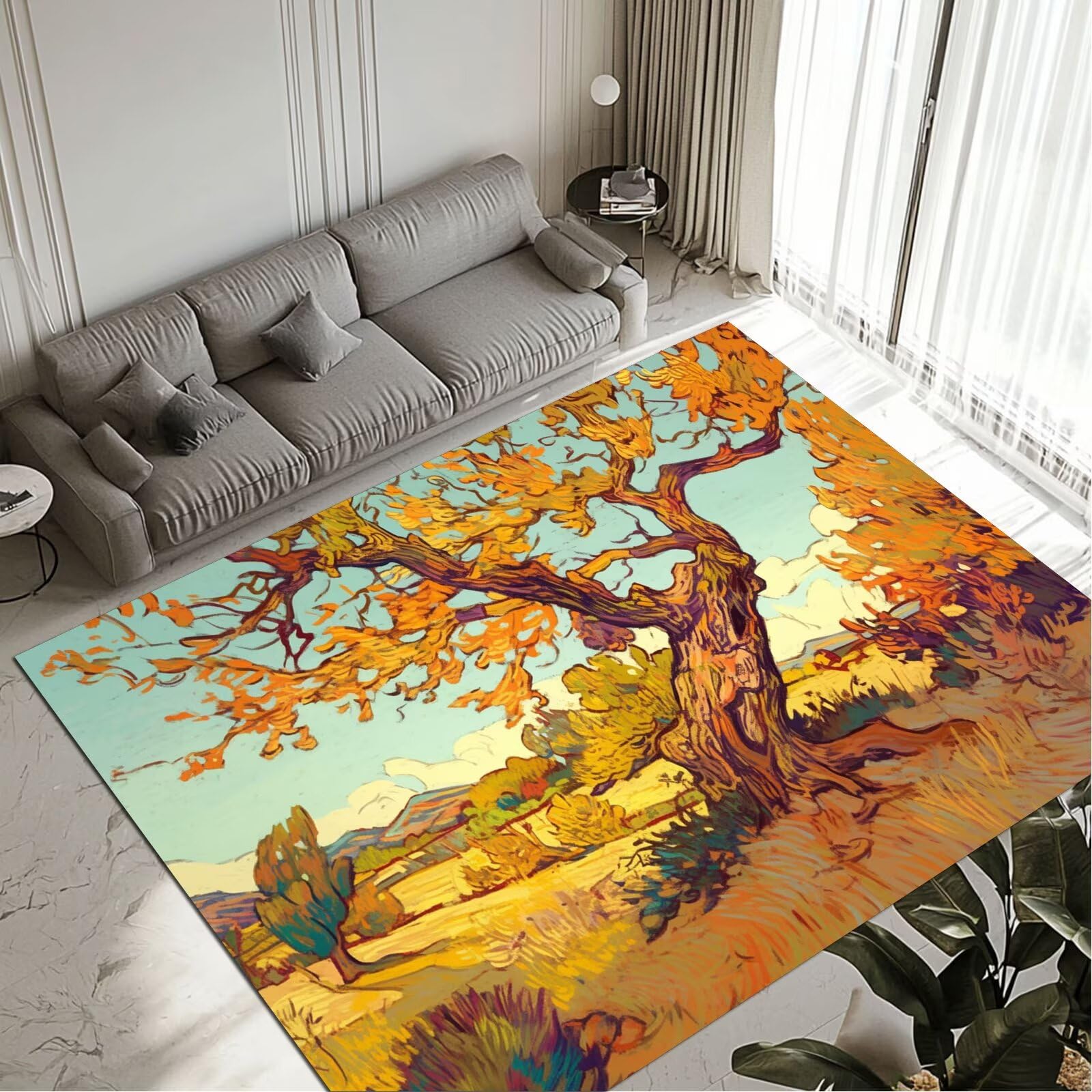 Tapis imperméable et lavable Sunset avec dossier antidérapant haute sécurité 80x150cm