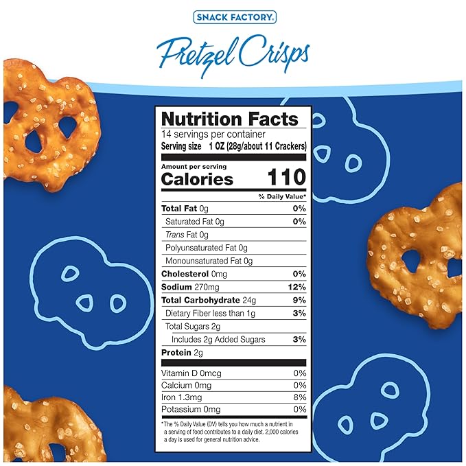 Snack Factory Original Pretzel Crisps, 14 oz miniatura 2