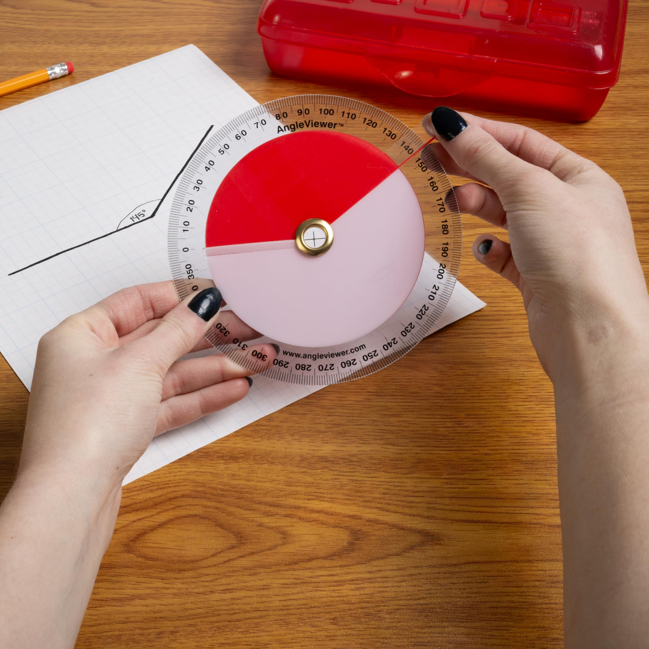 360 Degree Angle Viewer Protractor - STEM Learning -4 360 Degree Angle Viewer Protractor - STEM Learning -4