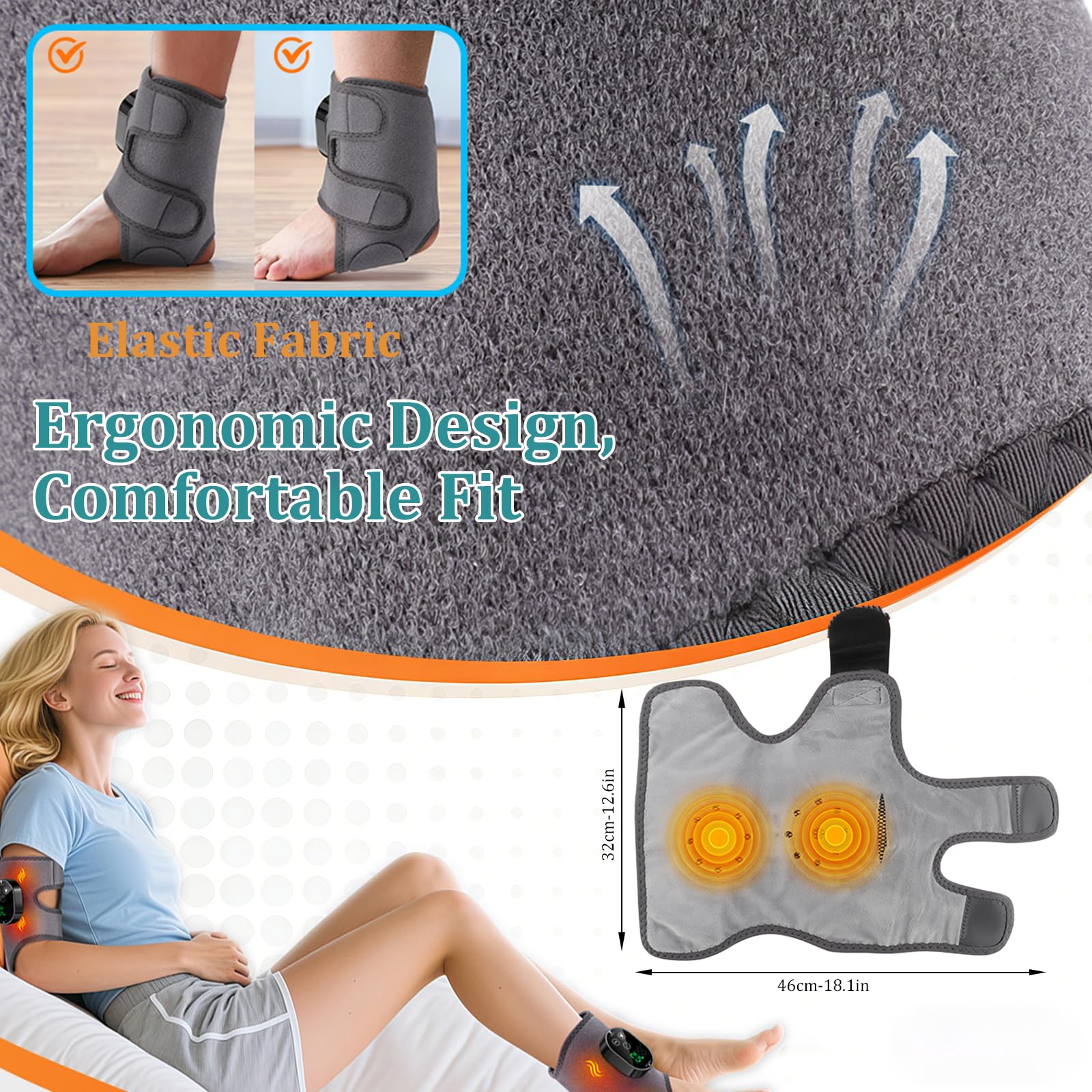 4-In-1-Fußmassagegerät, Fussmassagegerät, Foot Massager, Massagegerät